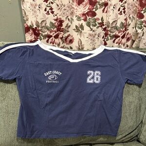 Hollister Football Crop Top